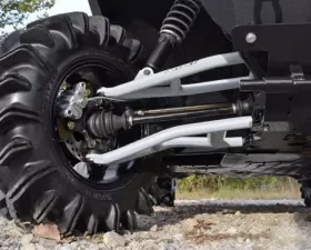 SuperATV High Clearance Forward Offset A-Arms Black Polaris Ranger 2013-2019