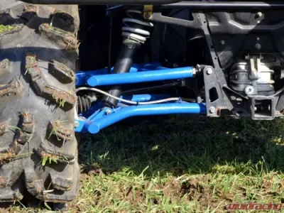 SuperATV High Clearance Rear A-Arms Black Polaris Ranger 2013-2019 - AA-P-RAN900-R-HC-02