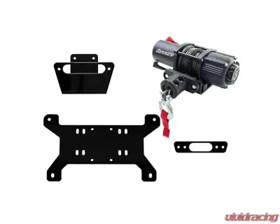 SuperATV Winch Mount and 4500 lb. Winch Can-Am Maverick 2014-2016 - 45-WM-CA-MAV