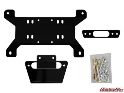 SuperATV Winch Mount and 4500 lb. Winch Can-Am Maverick 2014-2016 - 45-WM-CA-MAV