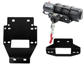 SuperATV Winch Mount & 4500 lb. Winch Polaris RZR 900 2011-2014