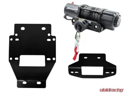 SuperATV Winch Mount & 4500 lb. Winch Polaris RZR 900 2011-2014 - 45-WM-P-RZRXP-450