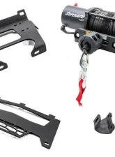 SuperATV Winch Mount & 4500 lb. Winch Polaris RZR XP Turbo 2016-2019                                     - 45-WM-P-XPT-00 - Image 5