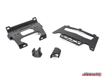 SuperATV Winch Mount & 4500 lb. Winch Polaris RZR XP Turbo 2016-2019 - 45-WM-P-XPT-00