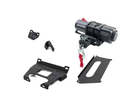SuperATV Winch Mount and 3500 lb. Winch Polaris RZR XP Turbo 2017-2018