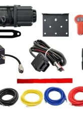 SuperATV Winch Mount and 3500 lb. Winch Polaris RZR XP Turbo 2017-2018                                     - 45-WM01-001-00 - Image 4