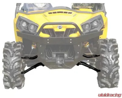SuperATV High Clearance 1.5 Inch Forward Offset A Arms Black Can-Am Commander 1000 2011+ - AA-CA-COM-HC-002-02