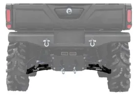 SuperATV High Clearance Lower Rear A Arms Black Can-Am Defender HD 5 2017+