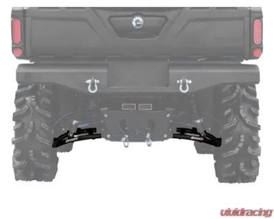 SuperATV High Clearance Lower Rear A Arms Black Can-Am Defender HD 5 2017+ - AA-CA-DEF-R-HC-02
