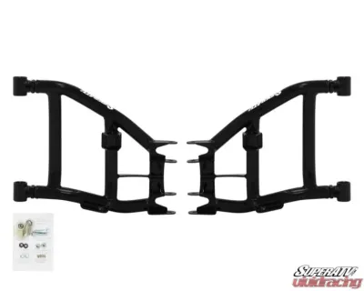 SuperATV High Clearance Lower Rear A Arms Black Can-Am Defender HD 5 2017+ - AA-CA-DEF-R-HC-02