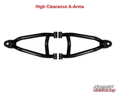 SuperATV High Clearance A-Arms Black Polaris Sportsman XP 550 2009+ - AA-P-850XP-HC-02