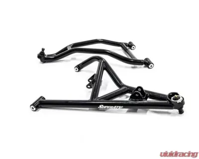 SuperATV High Clearance 1.5 Inch Forward Offset A Arms Chromoly Velocity Blue Polaris RZR XP Turbo 2014+ - AA-P-RZRXPT-CHC1.5-TBJ-16