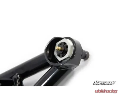 SuperATV High Clearance 1.5 Inch Forward Offset A Arms Chromoly Velocity Blue Polaris RZR XP Turbo 2014+ - AA-P-RZRXPT-CHC1.5-TBJ-16