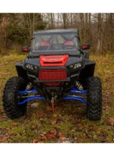SuperATV High Clearance 1.5 Inch Forward Offset A Arms Chromoly Velocity Blue Polaris RZR XP Turbo 2014+                                     - AA-P-RZRXPT-CHC1.5-TBJ-16 - Image 3