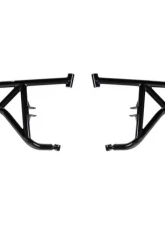 SuperATV Upper A Arms w/Heavy Duty Ball Joints Voodoo Blue Polaris RZR XP Turbo 2016+                                     - AA-P-RZRXPT-HC-NAP-SBJ-B1-BH-16 - Image 2