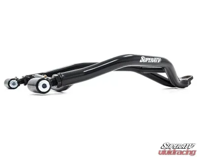 SuperATV Adjustable High Clearance Lower A-Arms w/ Standard Duty Ball Joints Black Polaris RZR 1000 2014+ - AA-P-RZRXPT-HC-SBJ-BS-02