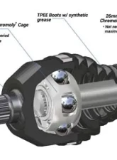 SuperATV Rhino 2.0 6 Lift Kit Rear Axle Can-Am Defender HD 5|8|10 2016-2019                                     - AX-7-67-R-LK6-BT - Image 4