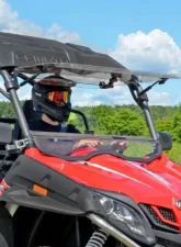 SuperATV Scratch Resistant Flip Windshield CFMOTO Z-Force 500 2016+                                     - FWS-CF-ZF800EX-70 - Image 2