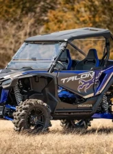 SuperATV Scratch Resistant Flip Windshield Honda Talon 1000X/R 2019                                     - FWS-H-TAL-70 - Image 2