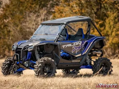 SuperATV Scratch Resistant Flip Windshield Honda Talon 1000X/R 2019 - FWS-H-TAL-70