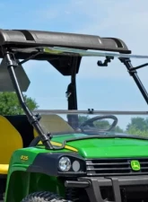 SuperATV Scratch Resistant Flip Windshield John Deere Gator HPX 2004+                                     - FWS-JD-G-825-70 - Image 2