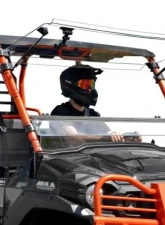 SuperATV Scratch Resistant Flip Windshield Kawasaki Mule Pro DX 2016+                                     - FWS-K-MULE-FXT-70 - Image 3