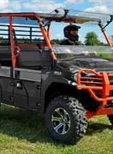 SuperATV Scratch Resistant Flip Windshield Kawasaki Mule Pro DX 2016+                                     - FWS-K-MULE-FXT-70 - Image 3