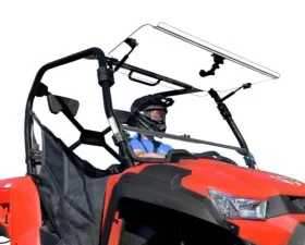 SuperATV Scratch Resistant Flip Windshield Kymco UXV 450i 2015+