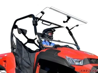 SuperATV Scratch Resistant Flip Windshield Kymco UXV 450i 2015+ - FWS-KY-UXV-001-70