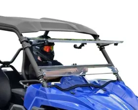 SuperATV Scratch Resistant Flip Windshield Yamaha Wolverine 2015+