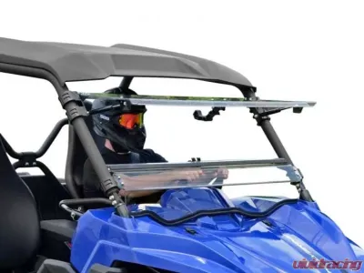SuperATV Scratch Resistant Flip Windshield Yamaha Wolverine 2015+ - FWS-Y-WV-70