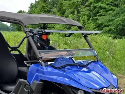 SuperATV Scratch Resistant Flip Windshield Yamaha Wolverine 2015+ - FWS-Y-WV-70