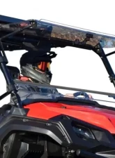 SuperATV Scratch Resistant Flip Windshield Honda Pioneer 1000 2016+                                     - FWS03-001-70 - Image 3
