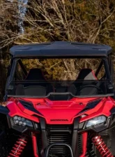 SuperATV Dark Tint Polycarbonate Half Windshield Honda Talon 1000X/R 2019                                     - HWS-H-TAL-71 - Image 5