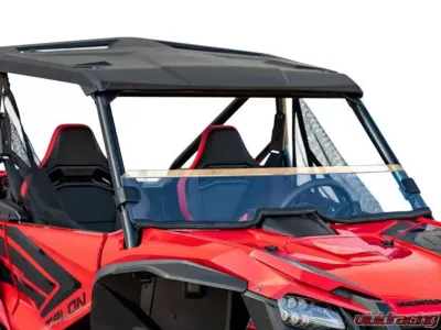 SuperATV Clear Polycarbonate Half Windshield Honda Talon 1000X/R 2019 - HWS-H-TAL-75