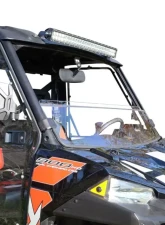 SuperATV Half Windshield Standard Poly Dark Tint Polaris Ranger XP 900 | XP 900 Crew                                     - HWS-P-RAN-001-71 - Image 2