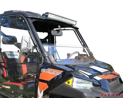 SuperATV Half Windshield Standard Poly Dark Tint Polaris Ranger XP 900 | XP 900 Crew - HWS-P-RAN-001-71