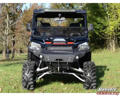SuperATV Half Windshield Standard Poly Dark Tint Polaris Ranger XP 900 | XP 900 Crew - HWS-P-RAN-001-71