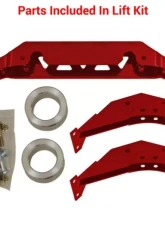 SuperATV Lift Kit 3-5 Inch Black Polaris RZR XP 1000 2014-2018                                     - LK-P-RZR1K-3-5-02 - Image 2