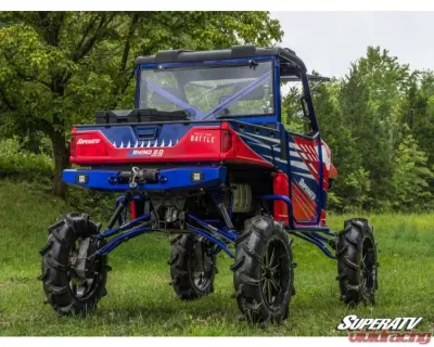 SuperATV 8 Inch Gen 3 Portal Gear Lift w/Frame Stiffener Polaris Ranger XP 1000 2018+ - PGH8-1-34-453-FS-K