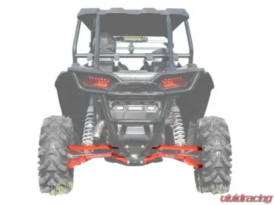 SuperATV High Clearance Boxed Rear Suspension Links Red Polaris RZR 1000 XP 2014+ - RA01-003-3-03