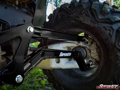 SuperATV Black High Clearance Boxed Radius Arms Polaris RZR XP/4 900 2011-2014 - RA01-011-3-02