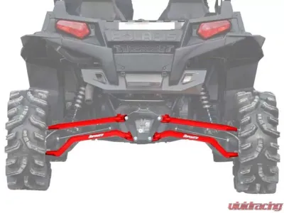 SuperATV High Clearance Boxed Rear Suspension Links Red Polaris RZR XP 900 2011-2014 - RA01-011-3-03