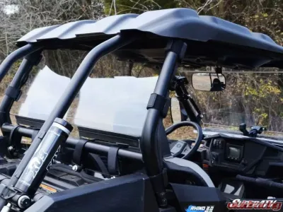 SuperATV Rear Windshield Polaris RZR 1000 2014-2018 - RWS-P-RZR-1K-75