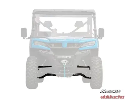 SuperATV High Clearance 1.5" Forward Offset A-Arms Black CFMOTO UForce 1000 2019+ - AA-CF-UF1000-1.5-HC-02