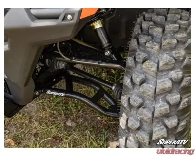 SuperATV High Clearance 1.5" Forward Offset A-Arms Black CFMOTO UForce 1000 2019+ - AA-CF-UF1000-1.5-HC-02