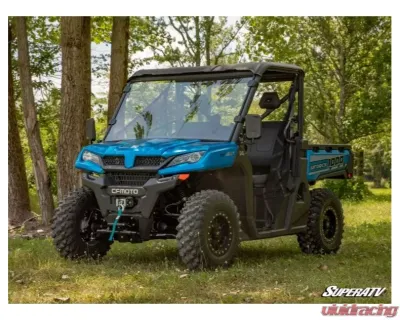 SuperATV High Clearance 1.5" Forward Offset A-Arms Black CFMOTO UForce 1000 2019+ - AA-CF-UF1000-1.5-HC-02
