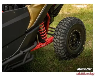 SuperATV 72" Rear Trailing Arms - Black Can-Am Maverick X3 2018-2021 - RTA-CA-X3RS-02