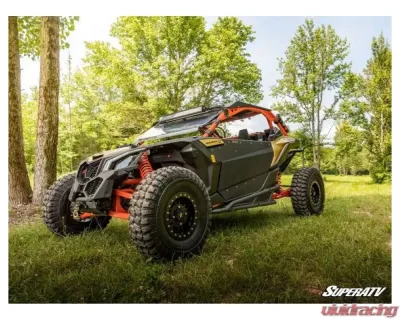SuperATV 72" Rear Trailing Arms - Black Can-Am Maverick X3 2018-2021 - RTA-CA-X3RS-02