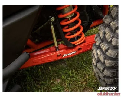 SuperATV 72" Rear Trailing Arms - Black Can-Am Maverick X3 2018-2021 - RTA-CA-X3RS-02
